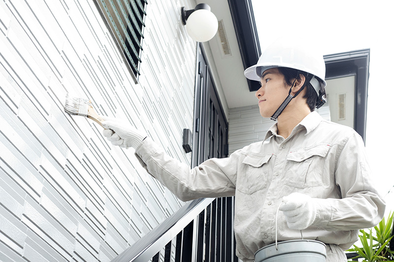 塗料や道具を厳選して施工